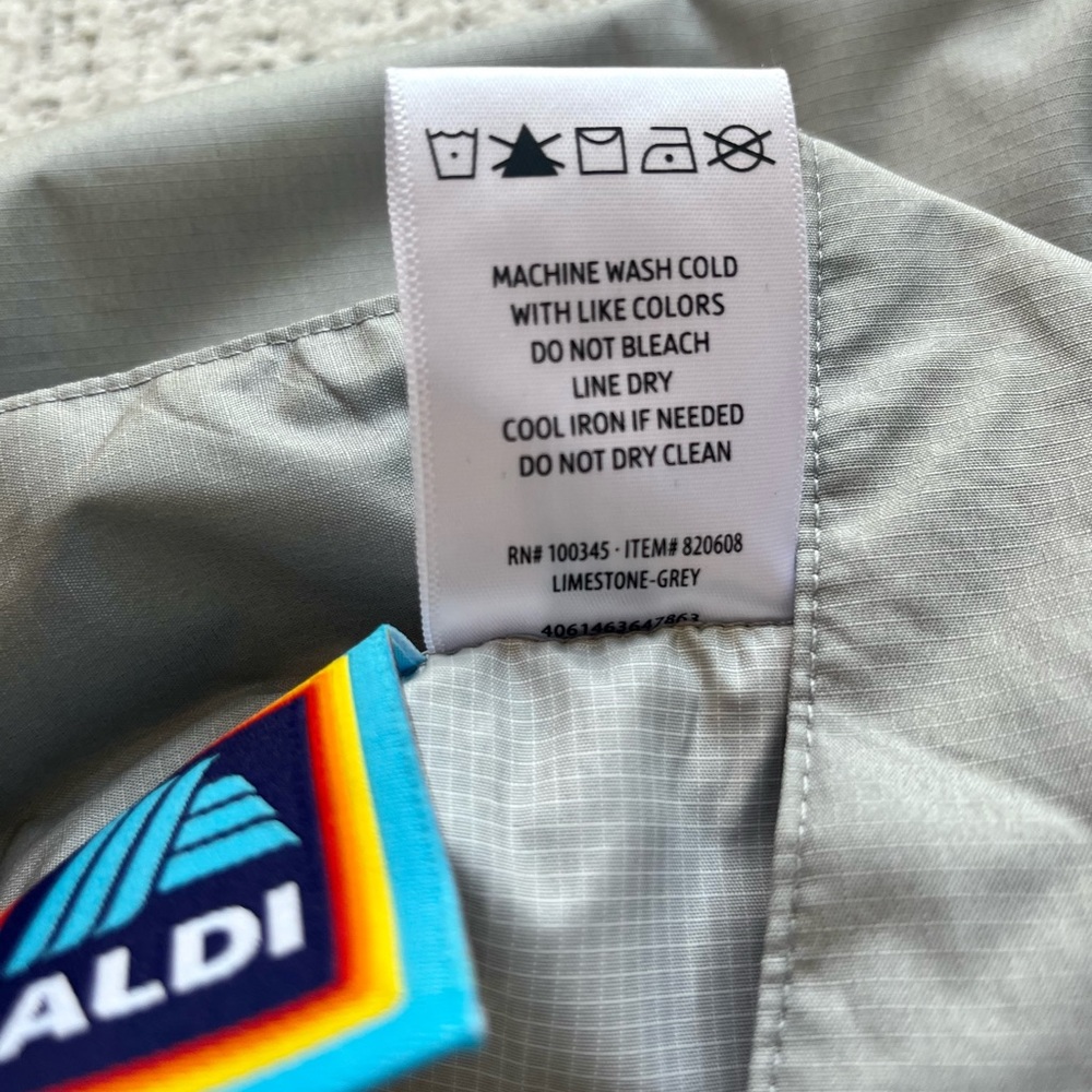 ALDI Gear windbreaker Small S new without tags jacket raincoat NWOT - Picture 14 of 14